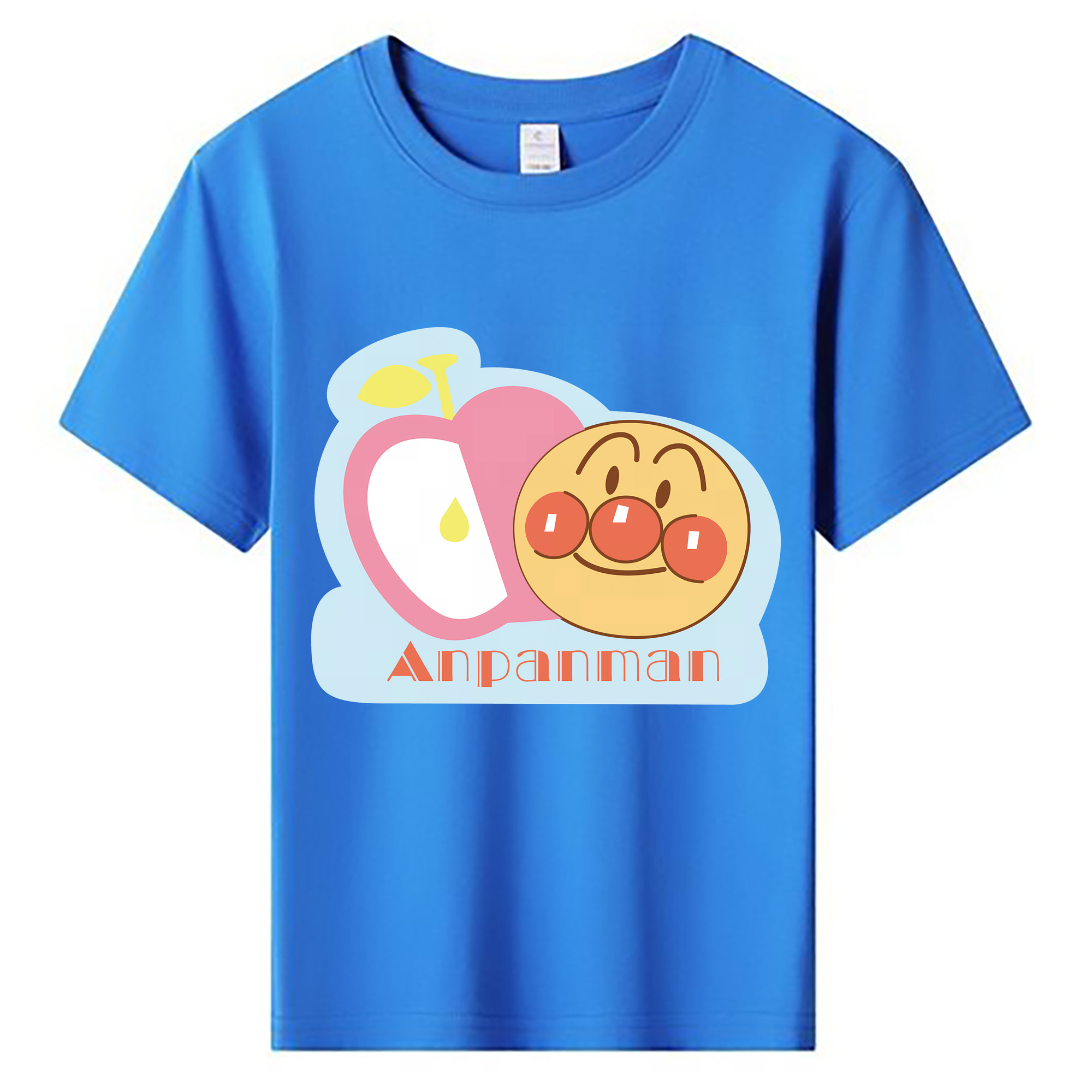 （画像用） アンパンマン Anpanman 綿100％キッズTシャツ（フロントプリント）
